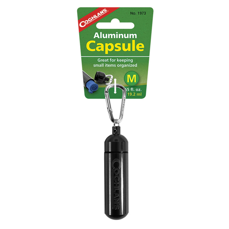 Load image into Gallery viewer, Coghlans Aluminum Capsule with biner (Various Sizes) By Coghlan's

