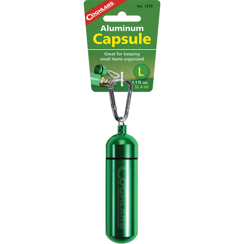 Load image into Gallery viewer, Coghlans Aluminum Capsule with biner (Various Sizes) Large By Coghlan's
