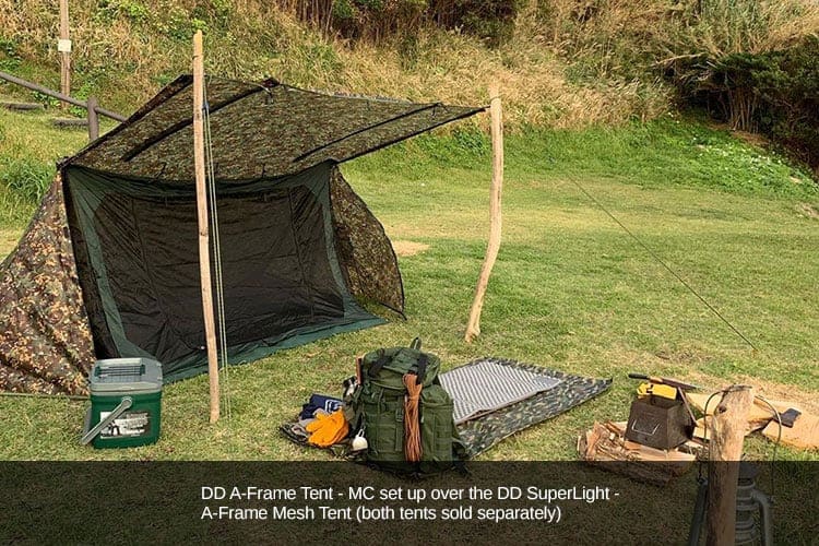 Load image into Gallery viewer, DD Hammocks A-Frame Tent - Multicamo By DD Hammocks
