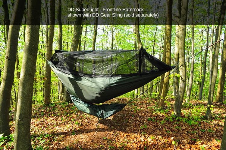Load image into Gallery viewer, DD hammocks SuperLight - Frontline Hammock - Olive Green By DD Hammocks

