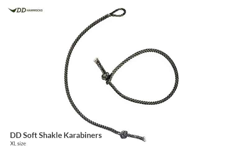 Load image into Gallery viewer, DD Soft Shackle Karabiner x 2 By DD Hammocks
