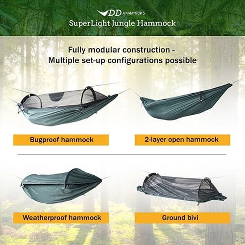 Load image into Gallery viewer, DD SuperLight Jungle Hammock By DD Hammocks
