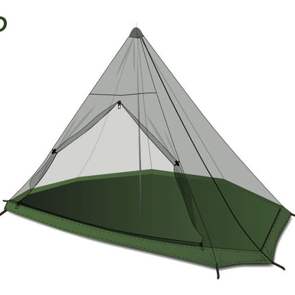 DD SuperLight - Tipi - Mesh Inner By DD Hammocks