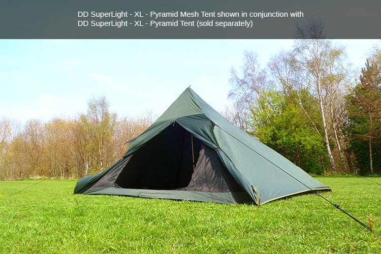 Load image into Gallery viewer, DD SuperLight XL Pyramid Mesh Tent By DD Hammocks
