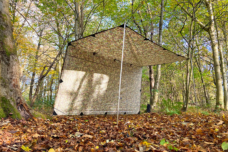 DD Large Camo Tarp 3.5m x 3.5m By DD Hammocks