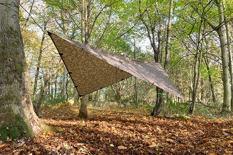 Load image into Gallery viewer, DD Large Camo Tarp 3.5m x 3.5m By DD Hammocks
