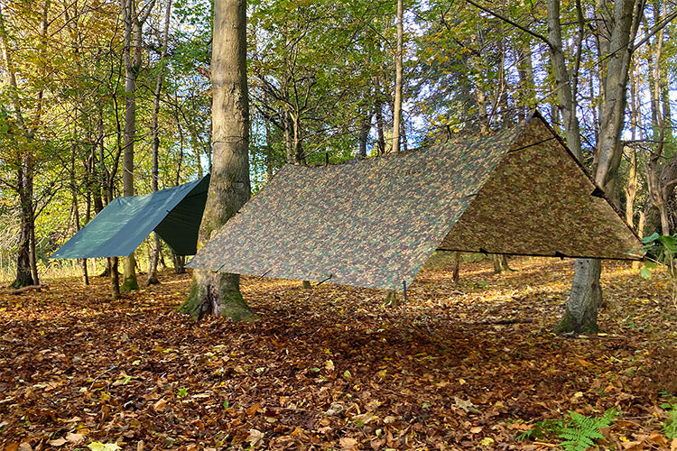 DD Large Camo Tarp 3.5m x 3.5m By DD Hammocks