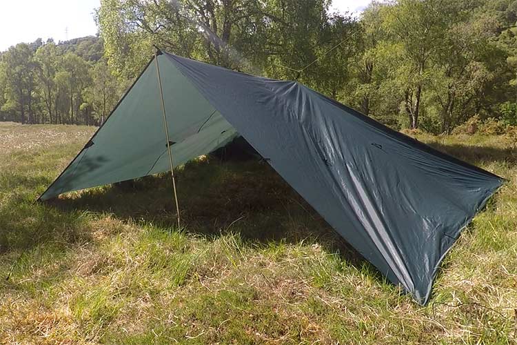 Load image into Gallery viewer, DD 5 x 5 MC Multi Camo Tarp By DD Hammocks
