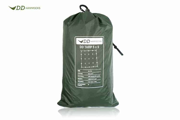 Load image into Gallery viewer, DD 5x5 Olive Green Tarp By DD Hammocks
