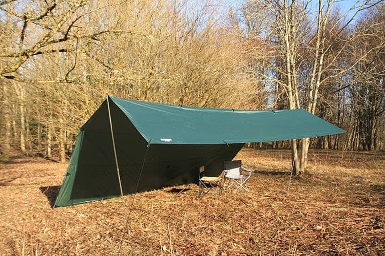 Load image into Gallery viewer, DD 5x5 Olive Green Tarp By DD Hammocks
