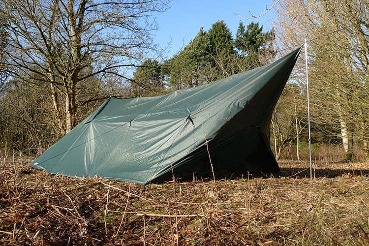 Load image into Gallery viewer, DD 5x5 Olive Green Tarp By DD Hammocks
