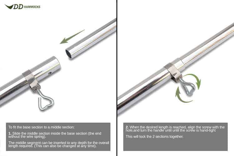 Load image into Gallery viewer, DD Tarp Pole - 2.2m ( 2 poles) By DD Hammocks

