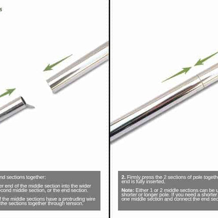 dd hammocks tarp pole DD Tarp Poles | 2.2m