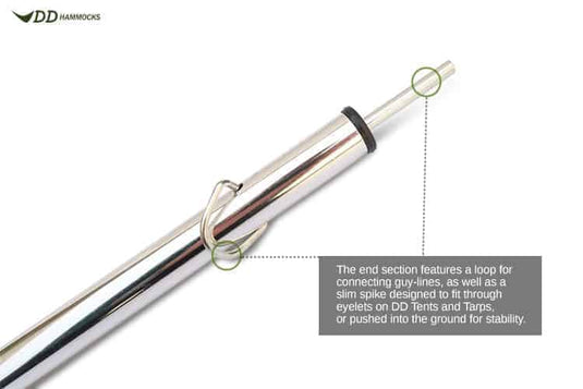 DD Tarp Pole - 2.2m ( 2 poles) By DD Hammocks