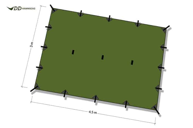 Load image into Gallery viewer, DD XL Tarp (Various Colours Available) By DD Hammocks
