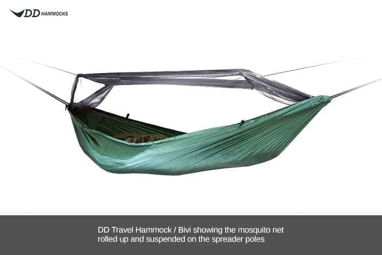Load image into Gallery viewer, DD Travel Hammock / Bivi Olive Green By DD Hammocks
