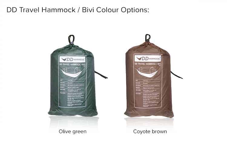 Load image into Gallery viewer, DD Travel Hammock / Bivi Olive Green By DD Hammocks
