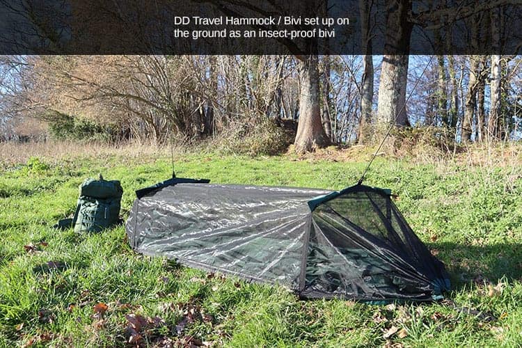 Load image into Gallery viewer, DD Travel Hammock / Bivi Olive Green By DD Hammocks
