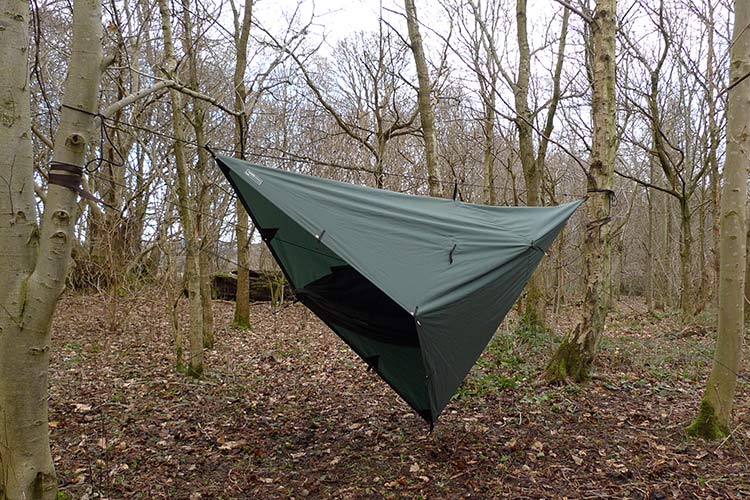 Load image into Gallery viewer, DD Hammocks Tarp 3x3 Pro - Olive Green By DD Hammocks
