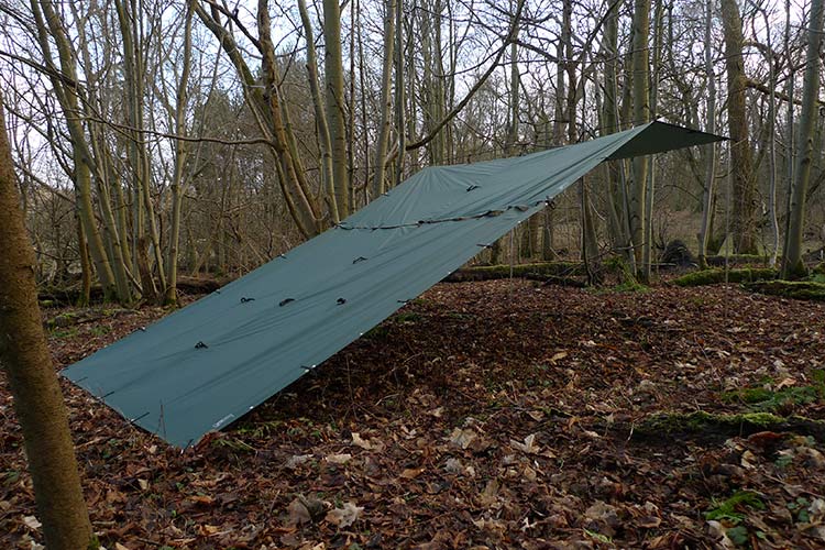 Load image into Gallery viewer, DD Hammocks Tarp 3x3 Pro - Olive Green By DD Hammocks
