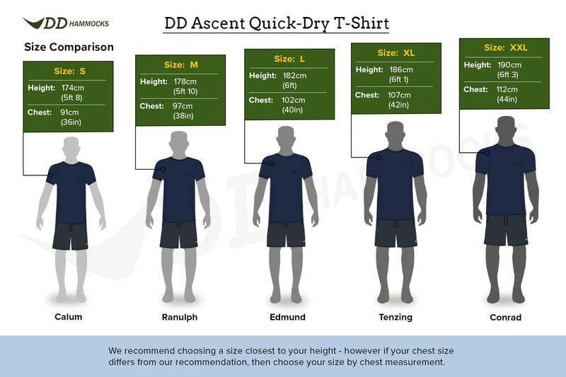 Load image into Gallery viewer, DD Hammocks Ascent Quick-Dry T-shirt - Atlantic Blue By DD Hammocks
