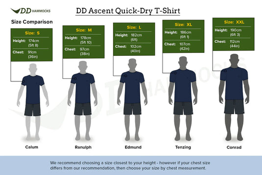 DD Hammocks Ascent Quick-Dry T-shirt - Atlantic Blue By DD Hammocks