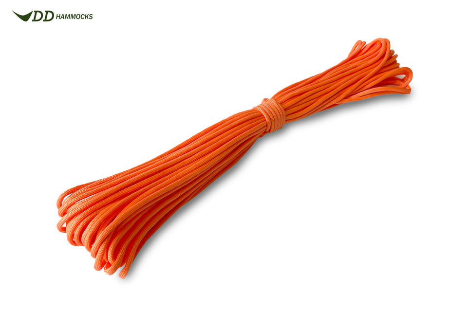 DD Paracord 25m - Black or Orange Orange By DD Hammocks