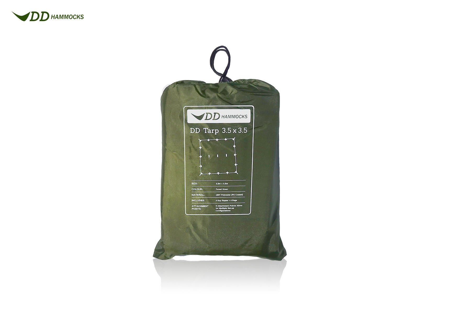 【美品】DD Tarp 3.5 x 3.5 Olive Green DD 3.5 x 3.5 Tarp | Large Tarp Shelter – Wood To Water Outdoors