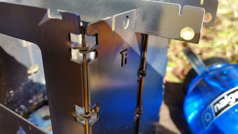 Load image into Gallery viewer, BE Bushbox LF Titanium Outdoor Stove By BushCraft Essentials
