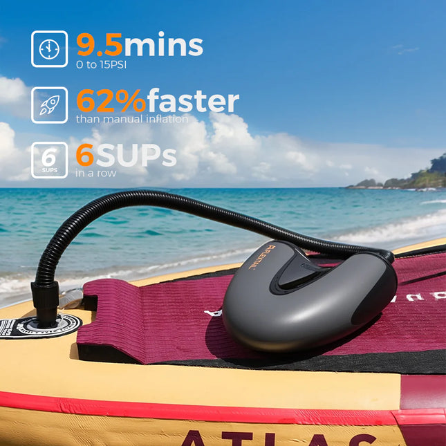 Flextail Gear EVO SUP PUMP PRO -45PSI & 8000mAh Built-in Battery SUP & Tire Pump By Flextail Gear
