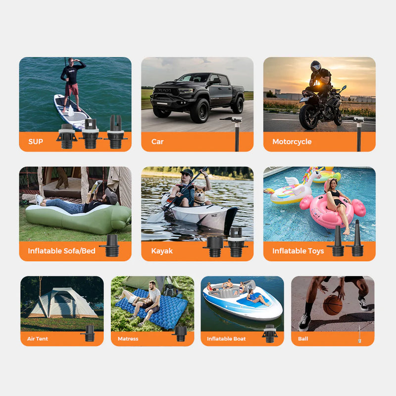 Load image into Gallery viewer, Flextail Gear EVO SUP PUMP PRO -45PSI &amp; 8000mAh Built-in Battery SUP &amp; Tire Pump By Flextail Gear

