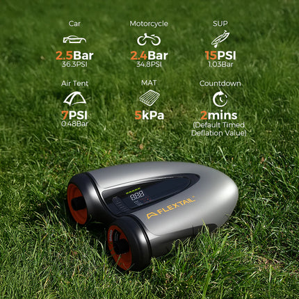 Flextail Gear EVO SUP PUMP PRO -45PSI & 8000mAh Built-in Battery SUP & Tire Pump By Flextail Gear