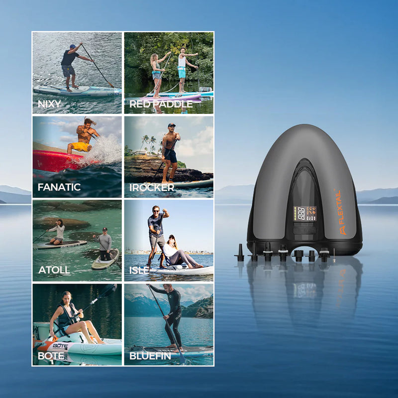Load image into Gallery viewer, Flextail Gear EVO SUP PUMP PRO -45PSI &amp; 8000mAh Built-in Battery SUP &amp; Tire Pump By Flextail Gear
