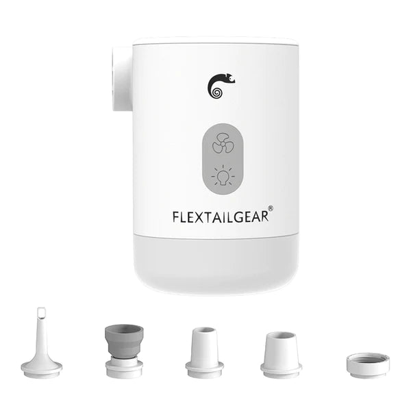 Load image into Gallery viewer, Flextail MAX PUMP 2 PRO- 4 in 1 Portable 3600mAh Rechargeable Air Pump White By Flextail Gear
