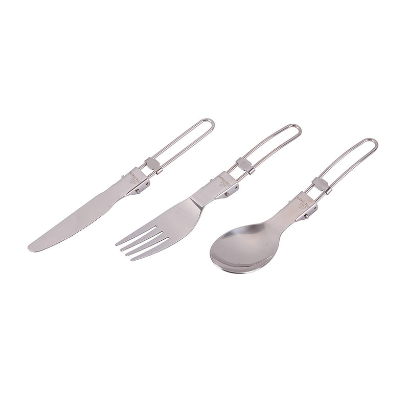 Load image into Gallery viewer, Firemaple FMT-803 Stainless Folding Cutlery Set By Fire Maple Gear
