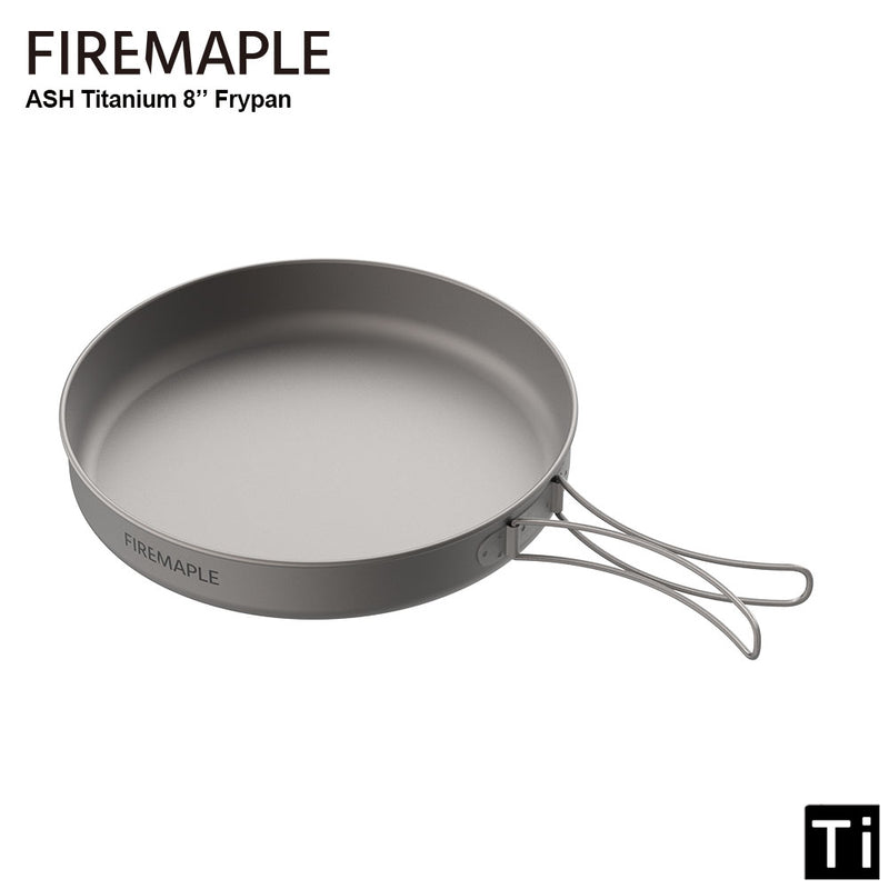 Load image into Gallery viewer, Firemaple Ash Titanium 8" Frying pan By Fire Maple Gear
