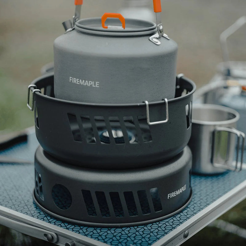 Load image into Gallery viewer, Firemaple Cooking Kit with Pots and Pans With Gas Burner By Fire Maple Gear
