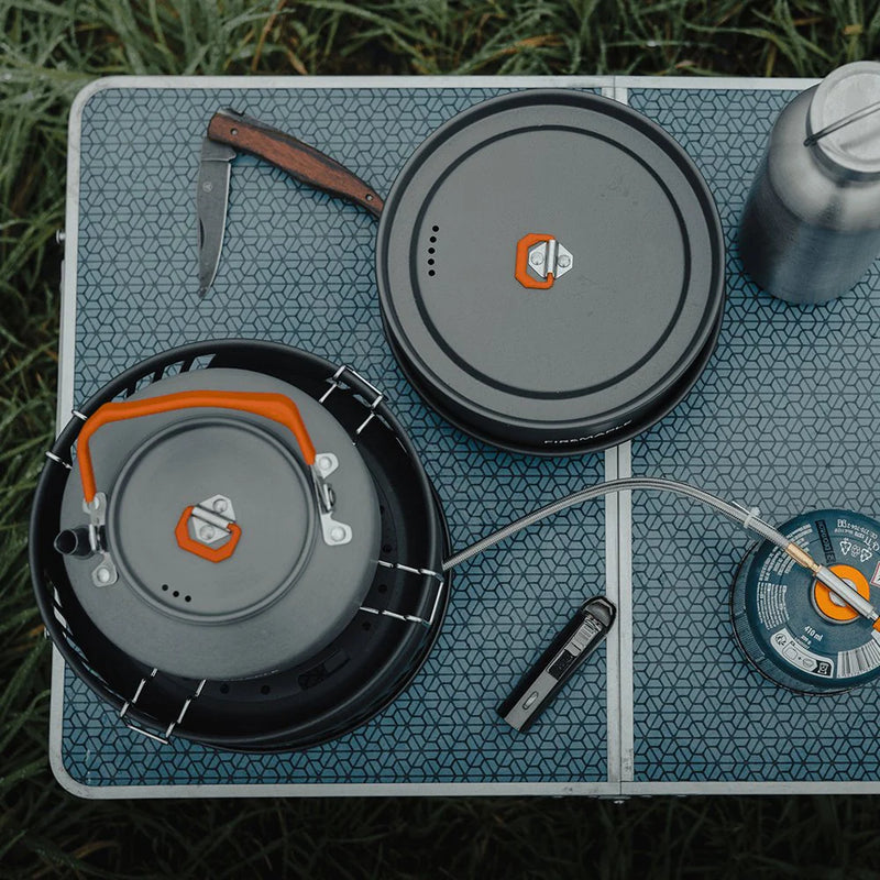 Load image into Gallery viewer, Firemaple Cooking Kit with Pots and Pans With Gas Burner By Fire Maple Gear
