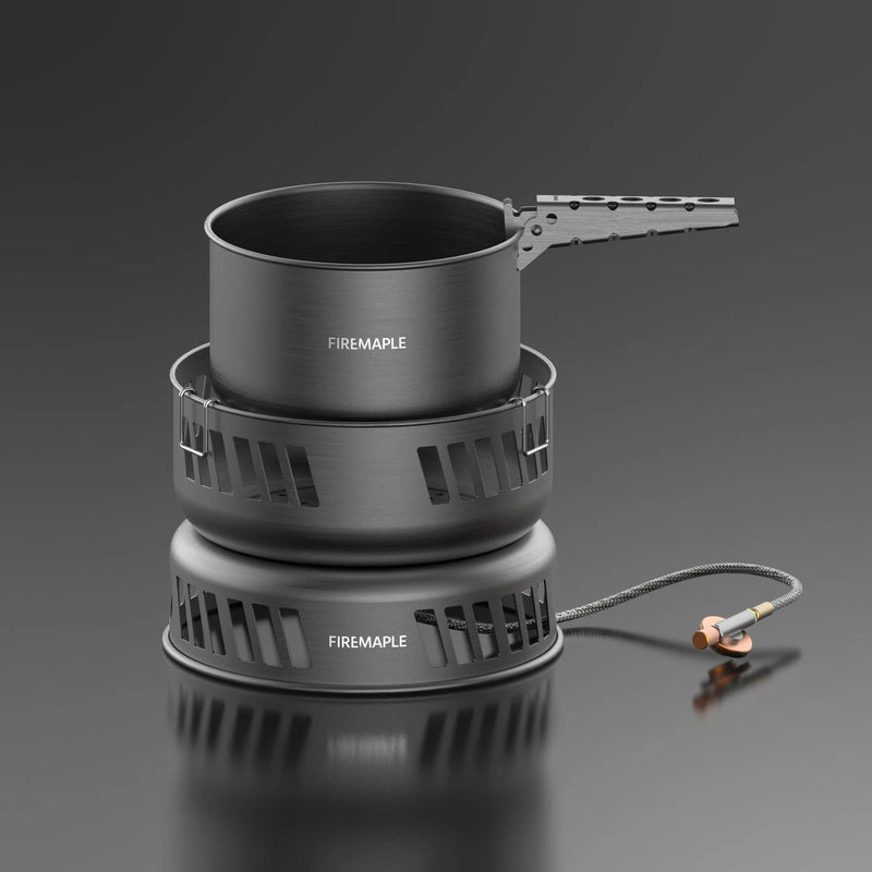 Load image into Gallery viewer, Firemaple Cooking Kit with Pots and Pans With Gas Burner By Fire Maple Gear
