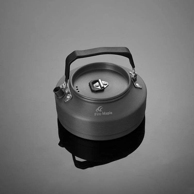 Load image into Gallery viewer, FireMaple Feast T3 Aluminium Kettle 0.8L (Black Handle) By Fire Maple Gear
