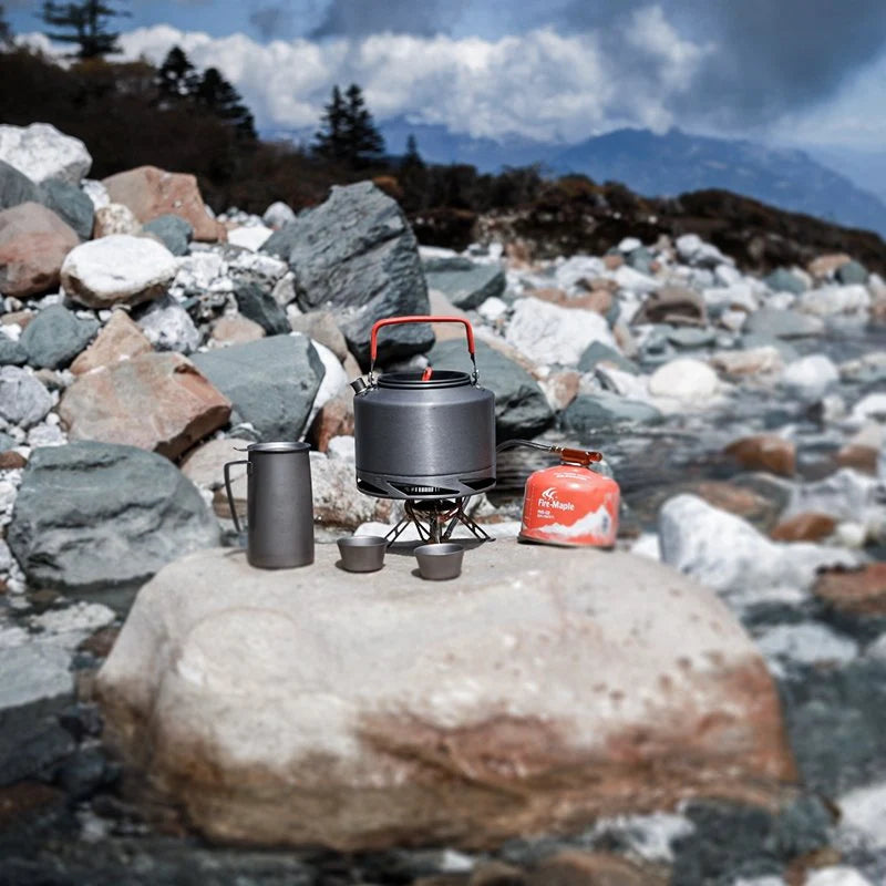 Load image into Gallery viewer, Firemaple Feast XT1 Aluminium Kettle With Heat Exchanger By Fire Maple Gear
