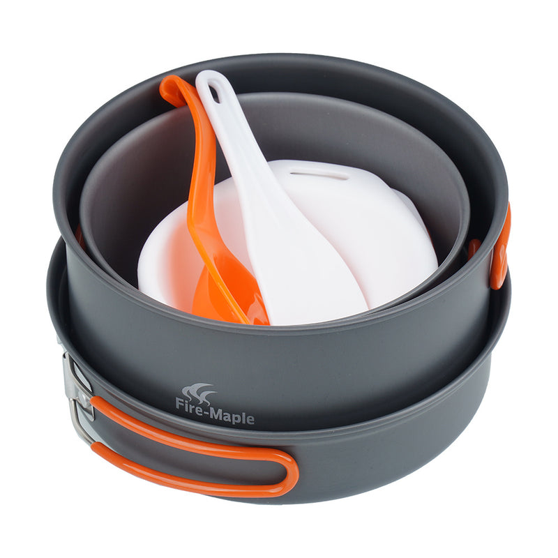 Load image into Gallery viewer, Firemaple Hard Anodised Cook Set By Fire Maple Gear
