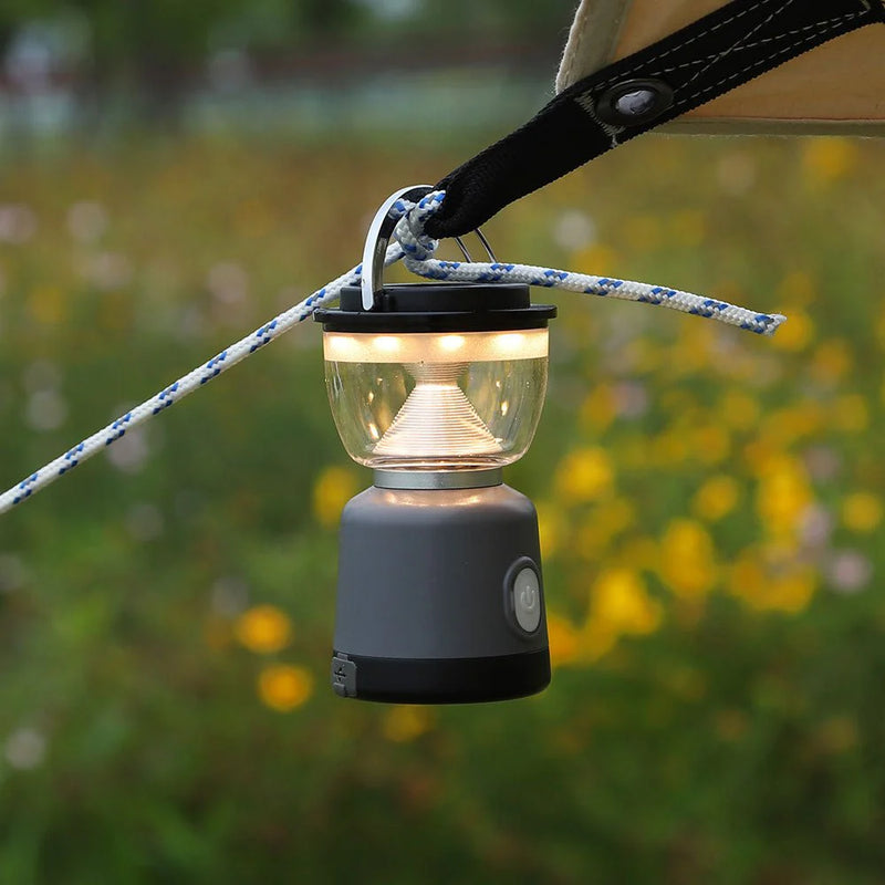 Load image into Gallery viewer, Fire Maple Sandglass LED Camping Lantern (Grey or Red) Grey By Fire Maple Gear
