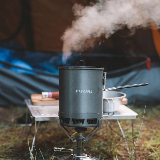FireMaple Petrel G3 Cooking set (Ultralight) with Greenpeak stove By Fire Maple Gear