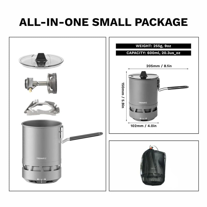 Load image into Gallery viewer, Firemaple Petrel Quickboil Pro System (225g) By Fire Maple Gear
