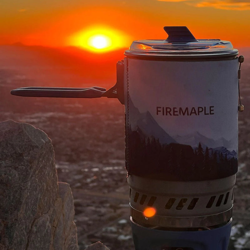 Load image into Gallery viewer, Firemaple Polaris Pressure Regulator Cooking System (Blue) By Fire Maple Gear
