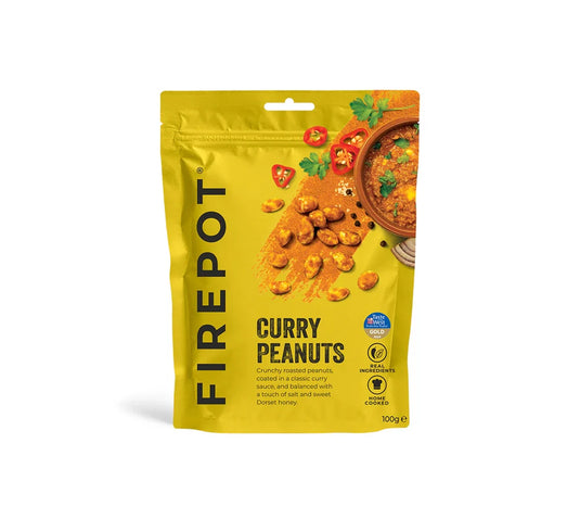 Firepot Curry Peanuts - 100g Bag