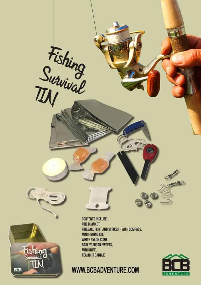 Load image into Gallery viewer, BCB Fishing Survival Tin By BCB International
