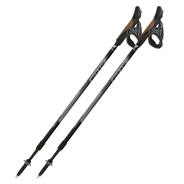 Fizan Speed Walking Poles (Various Colours) Black By Fizan