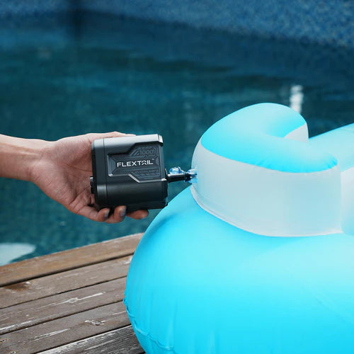 Load image into Gallery viewer, Flextail EVO PUMP 3 - 1000L/MIN Portable &amp; Rechargeable Air Pump (Black Or Orange) By Flextail Gear
